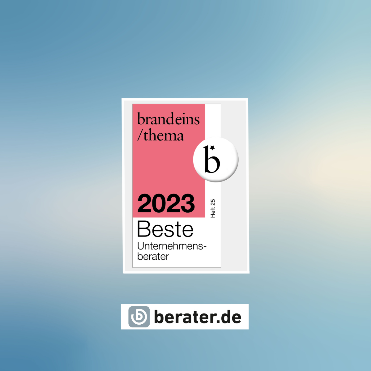 brand eins Siegel 2023